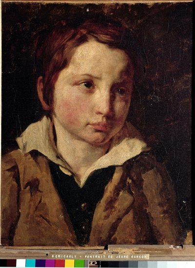 Porträt eines jungen Jungen, wahrscheinlich Olivier Bro von Theodore Gericault