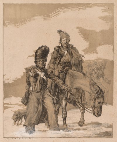 Rückkehr aus Russland, ca. 1818 von Theodore Gericault