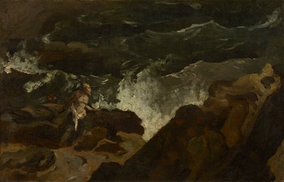 Schiffbruch am Strand (Der Sturm) von Theodore Gericault