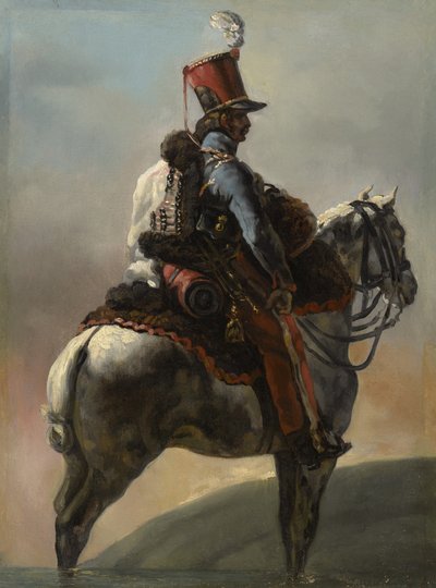 Studie nach "Trompeter der Husaren", ca. 1815?-27 von Theodore Gericault