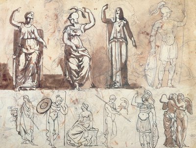 Studie nach antiken Modellen von Theodore Gericault