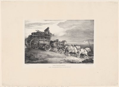 Der Kohlenwagen von Theodore Gericault