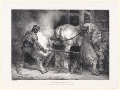Der flämische Hufschmied von Theodore Gericault