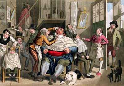 Sonntagmorgen, graviert von George Hunt von Theodore Lane