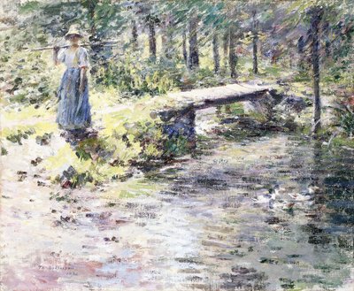 Die kleine Brücke von Theodore Robinson