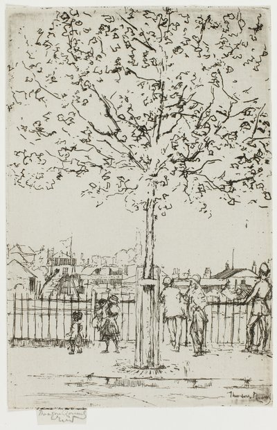 Chelsea Embankment, Juni, 17 Uhr, 1889 von Theodore Roussel