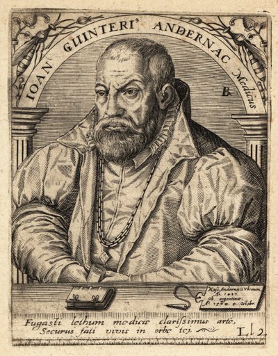 Johann Winter von Andernach, deutscher Arzt von Theodore de Bry