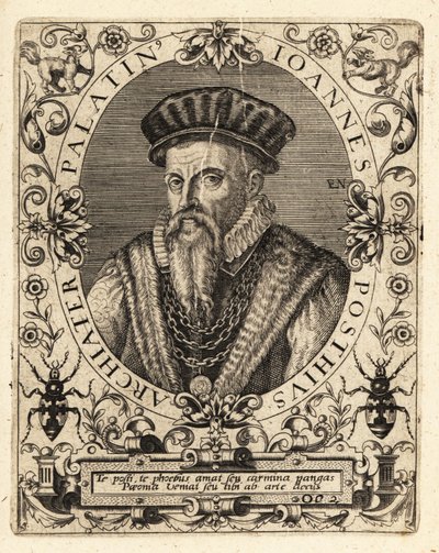 Johannes Posth, deutscher Humanist und Arzt von Theodore de Bry