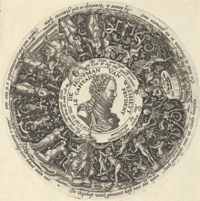 Porträt von Wilhelm I. von Oranien, aus einer Serie von Tazza-Designs von Theodore de Bry