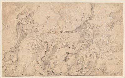 Die Gefährten des Odysseus öffnen den Beutel der Winde von Theodore van Thulden