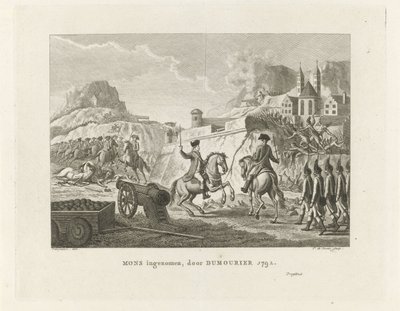 Einnahme von Mons, 1792 von Theodorus de Roode