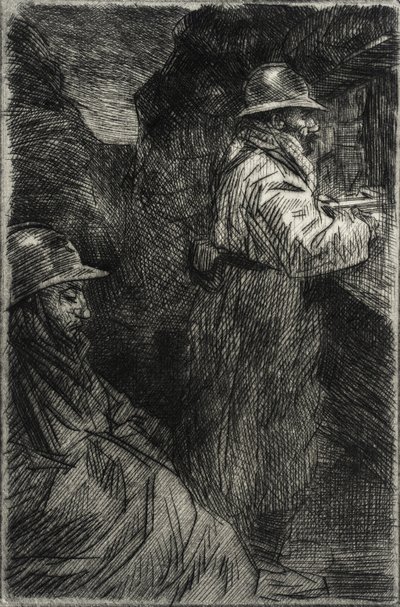 In der Kaserne von Théophile Alexandre Steinlen