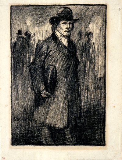 Auf dem Boulevard von Théophile Alexandre Steinlen