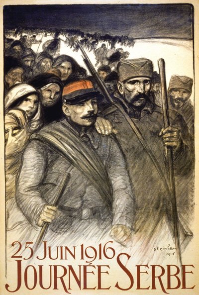 Serbischer Tag, 25. Juni von Théophile Alexandre Steinlen