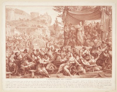 Der Raub der Sabinerinnen von Therèse Éléonore Lingée