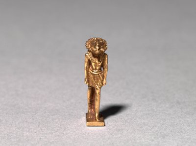 Amulett eines widderköpfigen Gottes, 22. Dynastie oder später, ca. 945-715 v. Chr. von Third Intermediate Period Egyptian