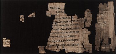 Blatt mit hieratischer Inschrift über Neskhonsu, die Sängerin des großen Gottes Amun von Third Intermediate Period Egyptian