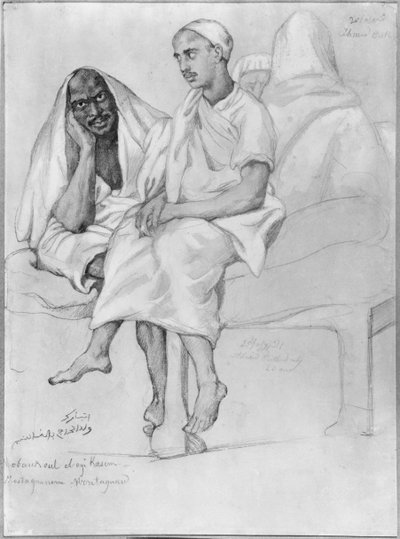 Schwarzer und Araber aus Mostaganem von Théodore Chassériau