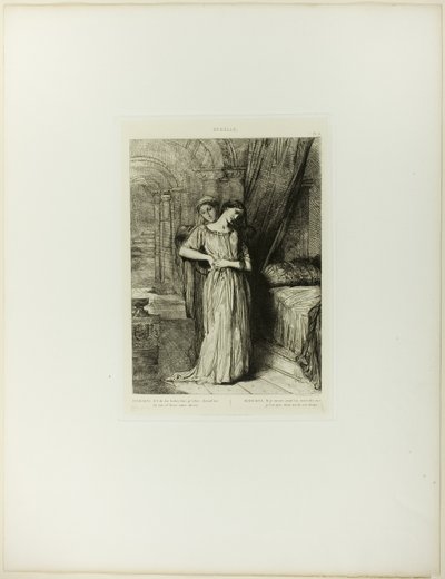 Wenn ich vor dir sterbe, Platte acht aus Othello von Théodore Chassériau