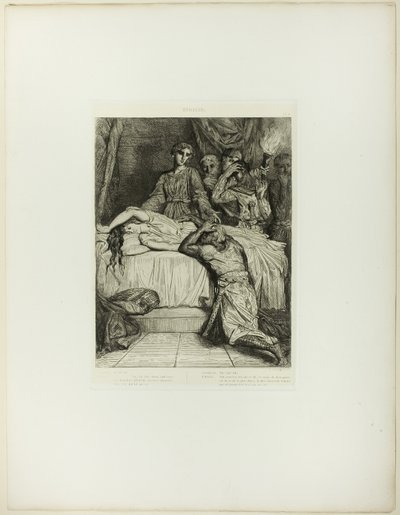 Oh! Oh! Oh!, Platte vierzehn aus Othello von Théodore Chassériau