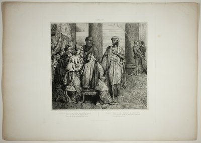 Sie liebte mich für die Gefahren, Platte drei aus Othello von Théodore Chassériau