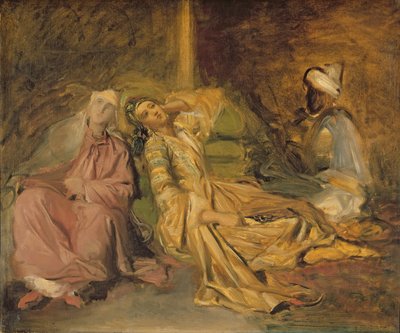 Studie für das Innere eines Harems von Théodore Chassériau