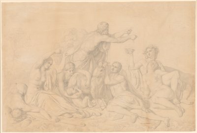 Das Stillen des Jupiter von Théodore Chassériau