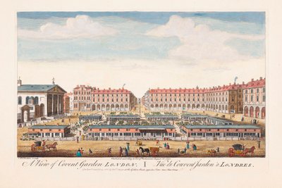 Ein Blick auf Covent Garden, London von Thomas (after) Bowles