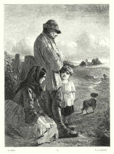 Lord Byrons Childe Harold, Gesang I, Strophe 13 (Stich) von Thomas (after) Faed