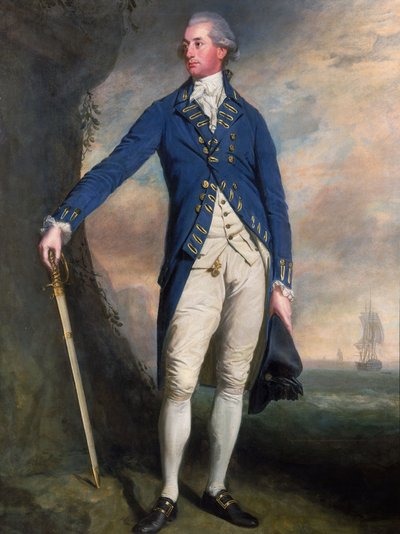 Kapitän Sir George Montagu (1750-1829), ca. 1780-90 von Thomas (attr.to) Beach