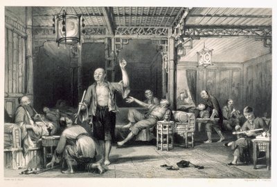 Chinesische Opiumraucher, aus 