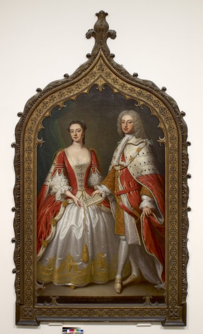 Thomas Fermor, 1. Earl of Pomfret und Henrietta Louisa, Countess of Pomfret, ca. 1750 von Thomas Bardwell