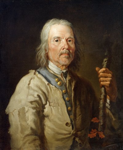 Mann mit einem Stab, ca. 1800 von Thomas Barker of Bath