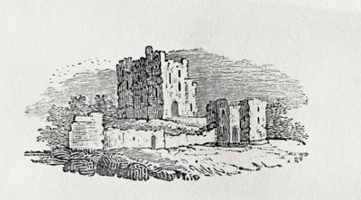 Burgruinen aus 