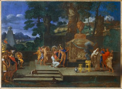 Alexandre am Grab von Achilles von Thomas Blanchet