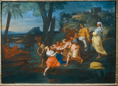 Moses aus den Wassern gerettet von Thomas Blanchet