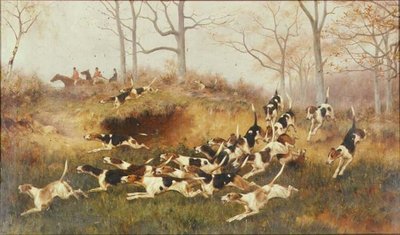 In voller Jagd, ca. 1880 von Thomas Blinks