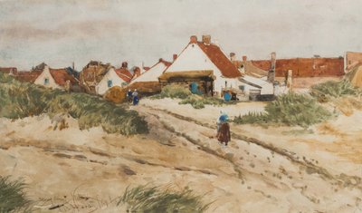 Nahe dem Sonnenuntergang, Katwijk, Holland, 1894 von Thomas Bush Hardy