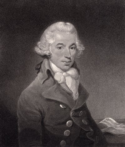 Porträt von Ignace Pleyel (1757-1831), graviert von William Nutter von Thomas Bush Hardy