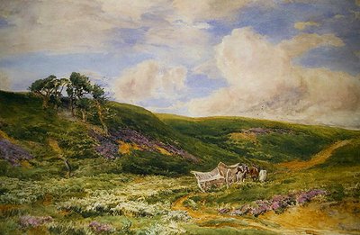 Landschaft mit Karren von Thomas Collier