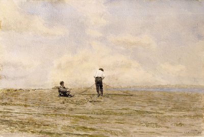 Das Netz flicken, 1882 von Thomas Cowperthwait Eakins
