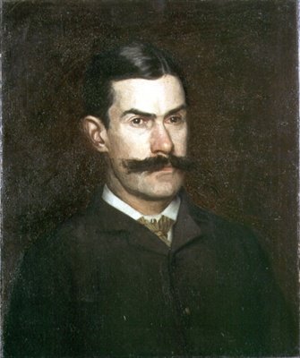 Porträt von Frank MacDowell, ca. 1886 von Thomas Cowperthwait Eakins