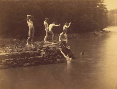Studie für das Schwimmloch von Thomas Cowperthwait Eakins