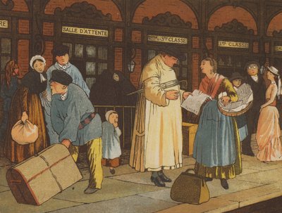 Unterwegs von Caen nach Paris: ein Bahnhof von Thomas Crane
