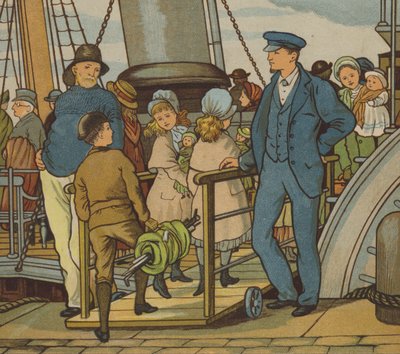Folkestone: an Bord gehen von Thomas Crane