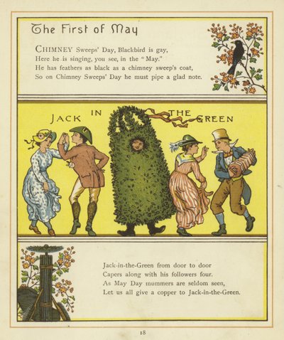 Verse über den Ersten Mai und Jack in the Green von Thomas Crane
