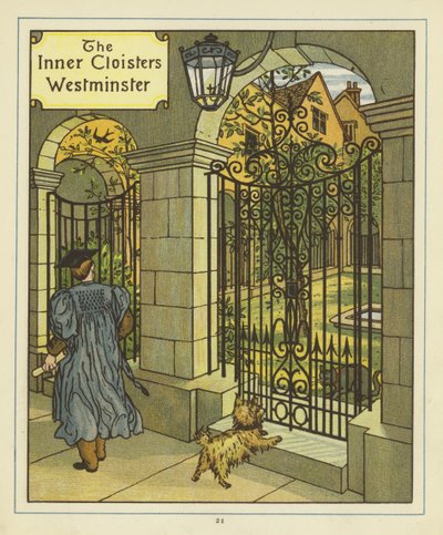 Die inneren Kreuzgänge von Westminster von Thomas Crane