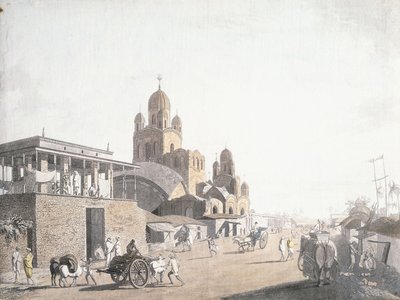 Straßenszene, aus "Views in Calcutta" von Thomas Daniell, 1786-1788 von Thomas Daniell