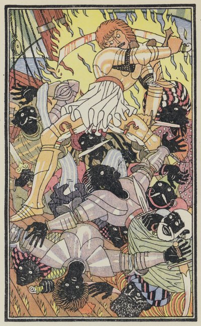 Illustration für Das Dekameron von Boccaccio von Thomas Derrick