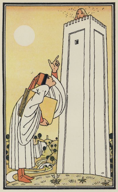 Illustration für das Decameron von Boccaccio (Farblithografie) von Thomas Derrick